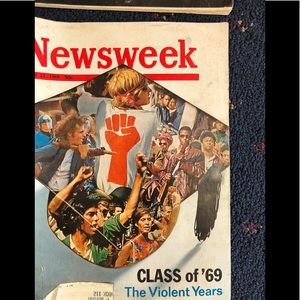 Vintage  Newsweek Magazine Class of 1969